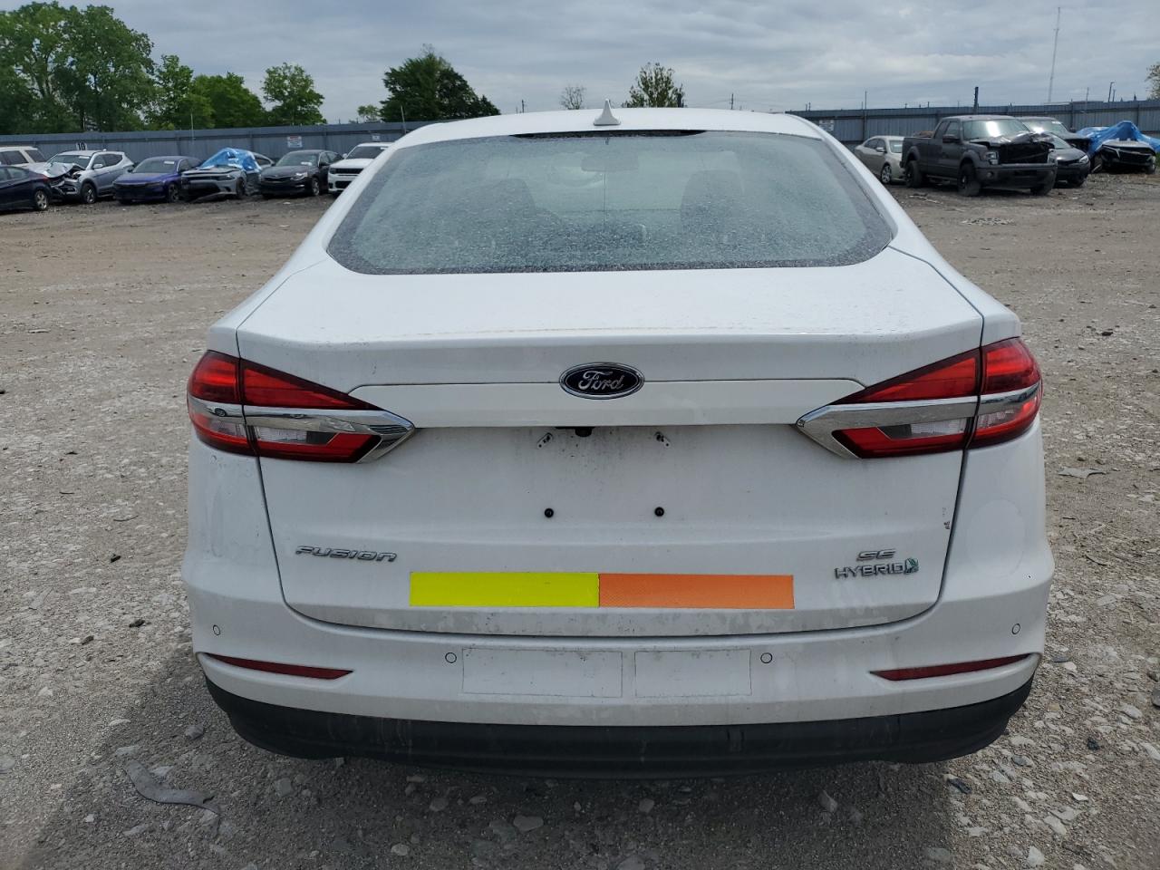 2019 Ford Fusion Se VIN: 3FA6P0LU6KR124836 Lot: 54030045