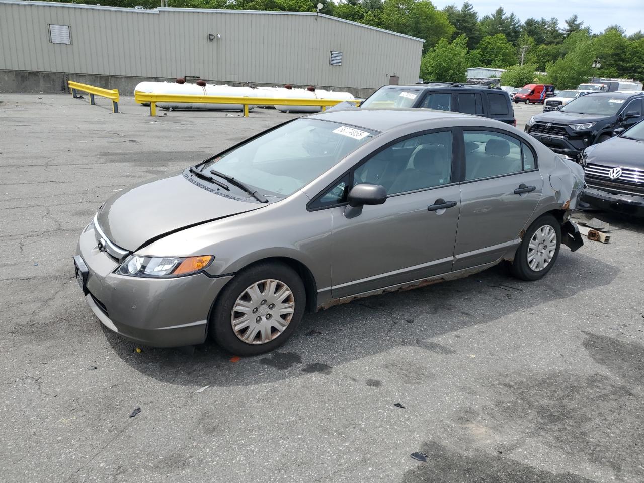 2006 Honda Civic Dx zu verkaufen in Exeter, RI - Rear End