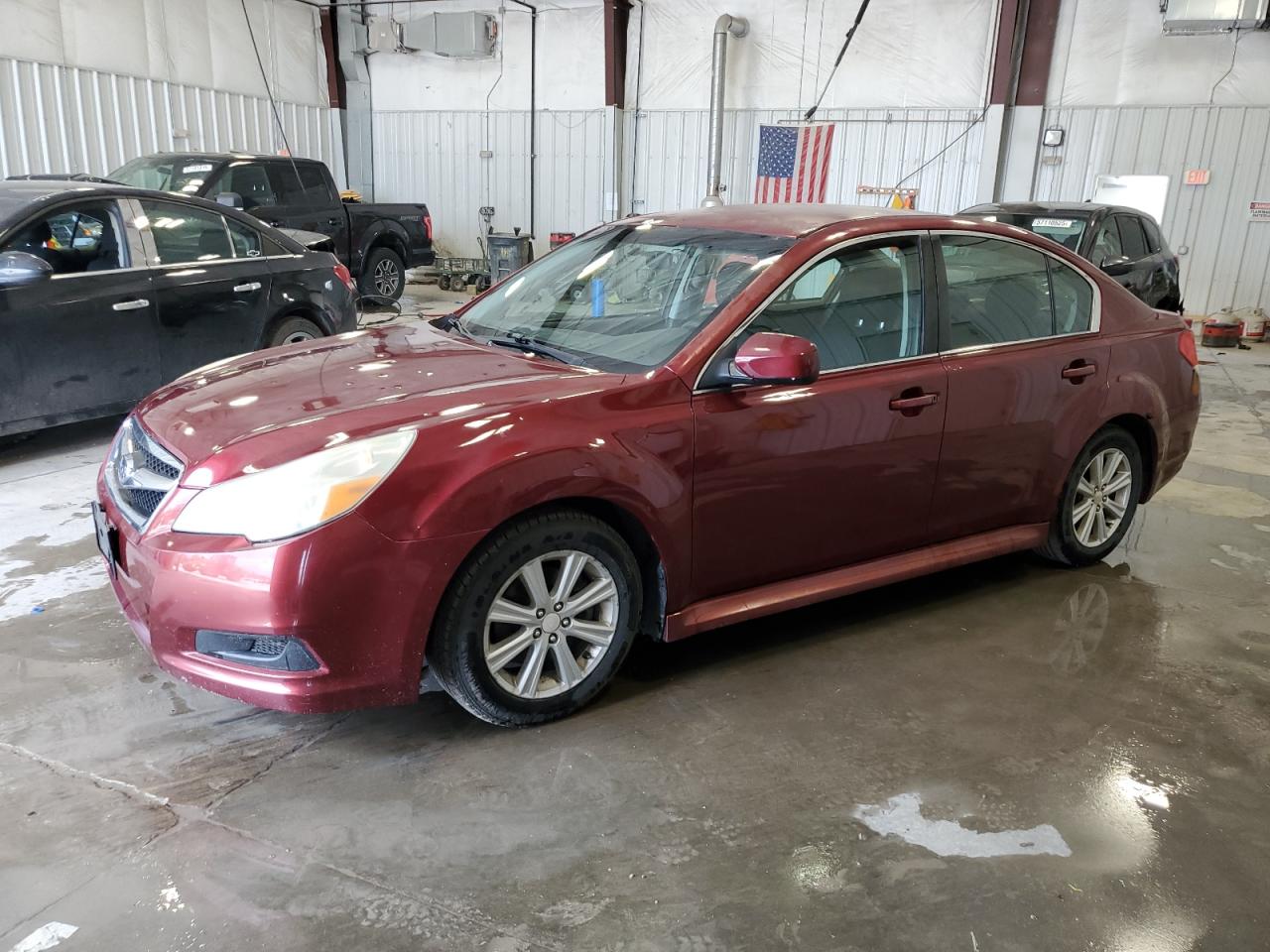 2011 Subaru Legacy 2.5I Premium للبيع في Franklin، WI - Hail