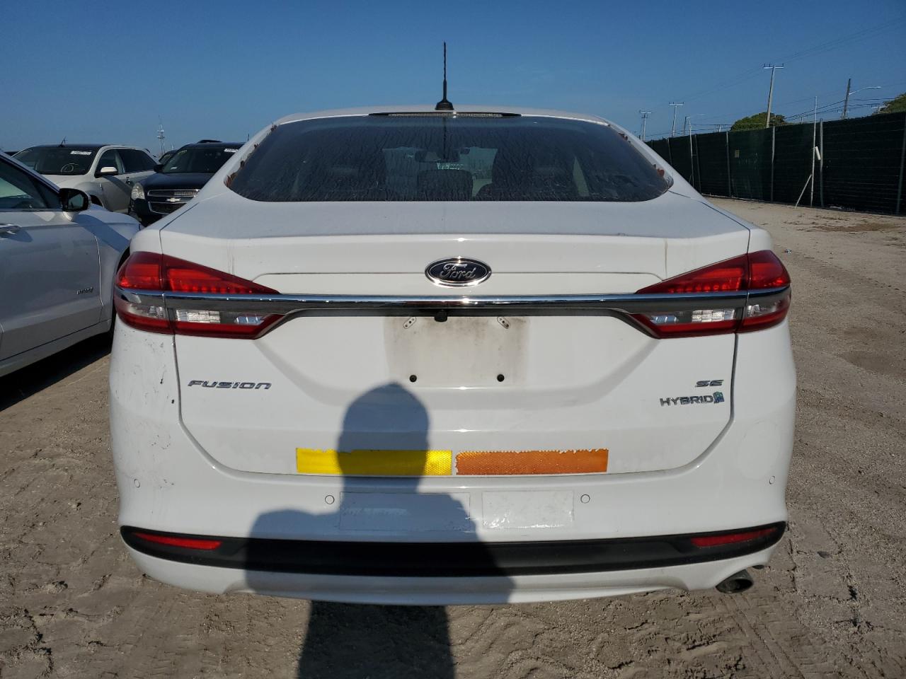 2018 Ford Fusion Se Hybrid VIN: 3FA6P0LU6JR278705 Lot: 54027715