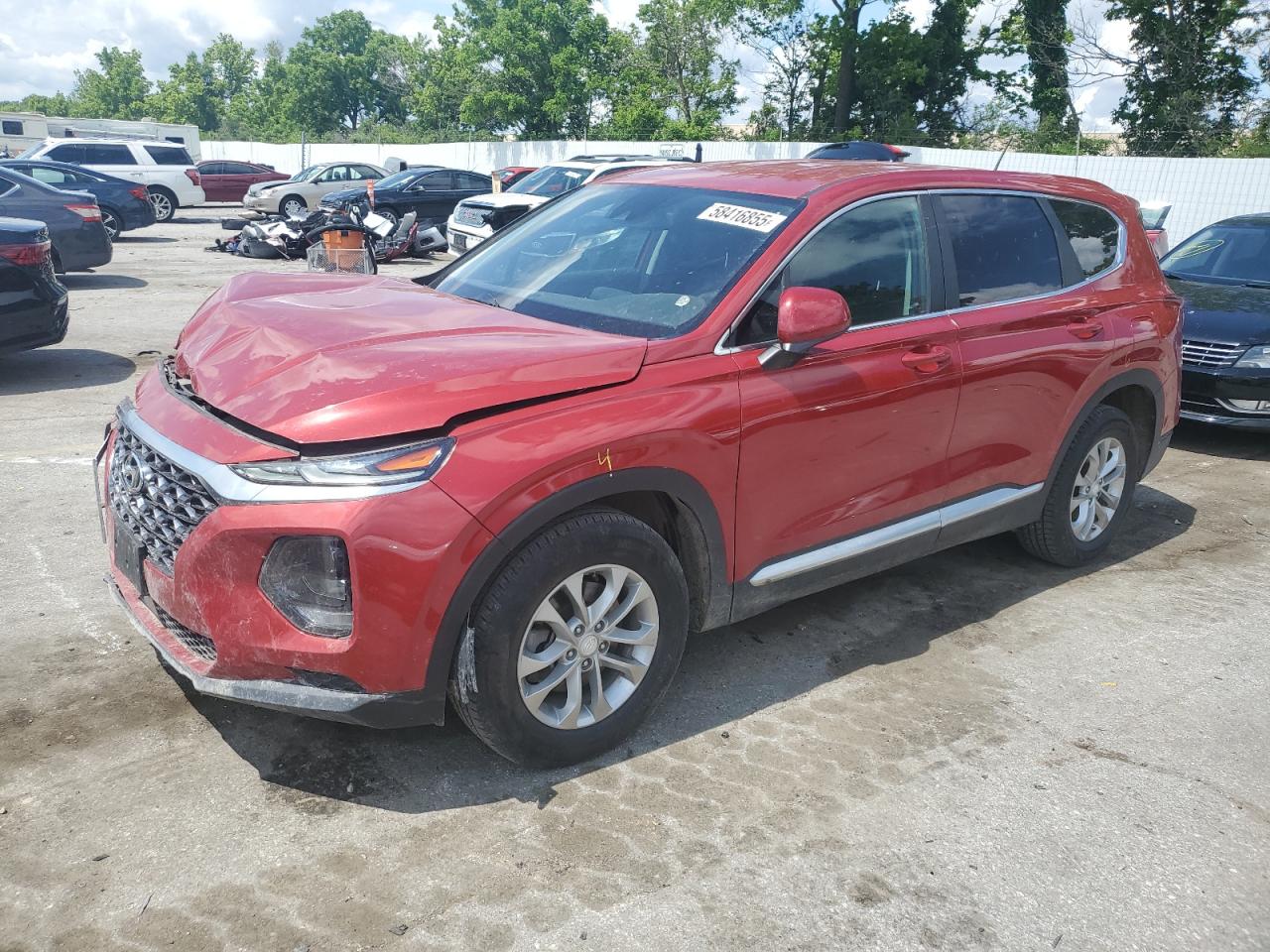2019 Hyundai Santa Fe Se იყიდება Bridgeton-ში, MO - Front End