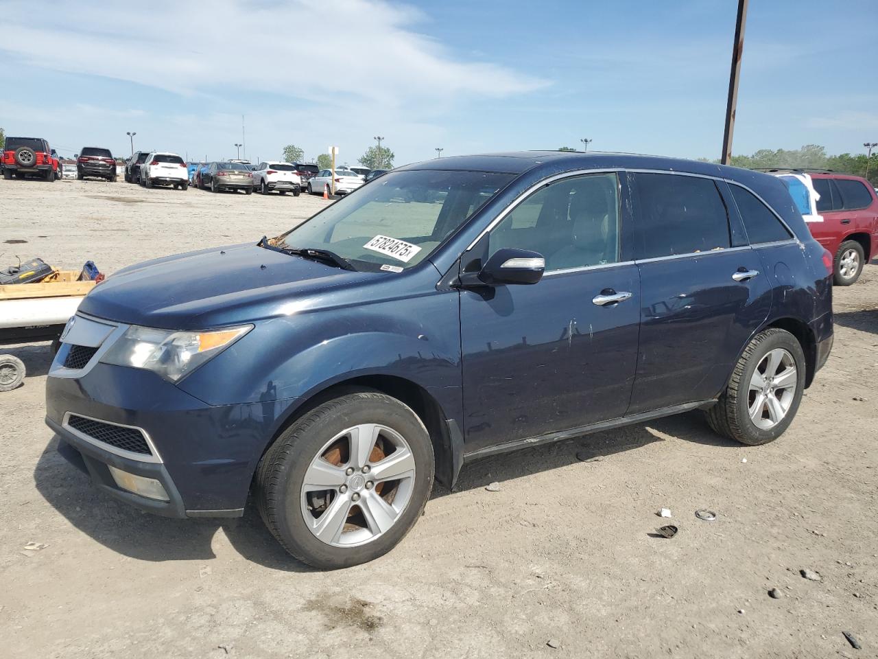 2010 Acura Mdx Technology zu verkaufen in Indianapolis, IN - Minor Dent/Scratches