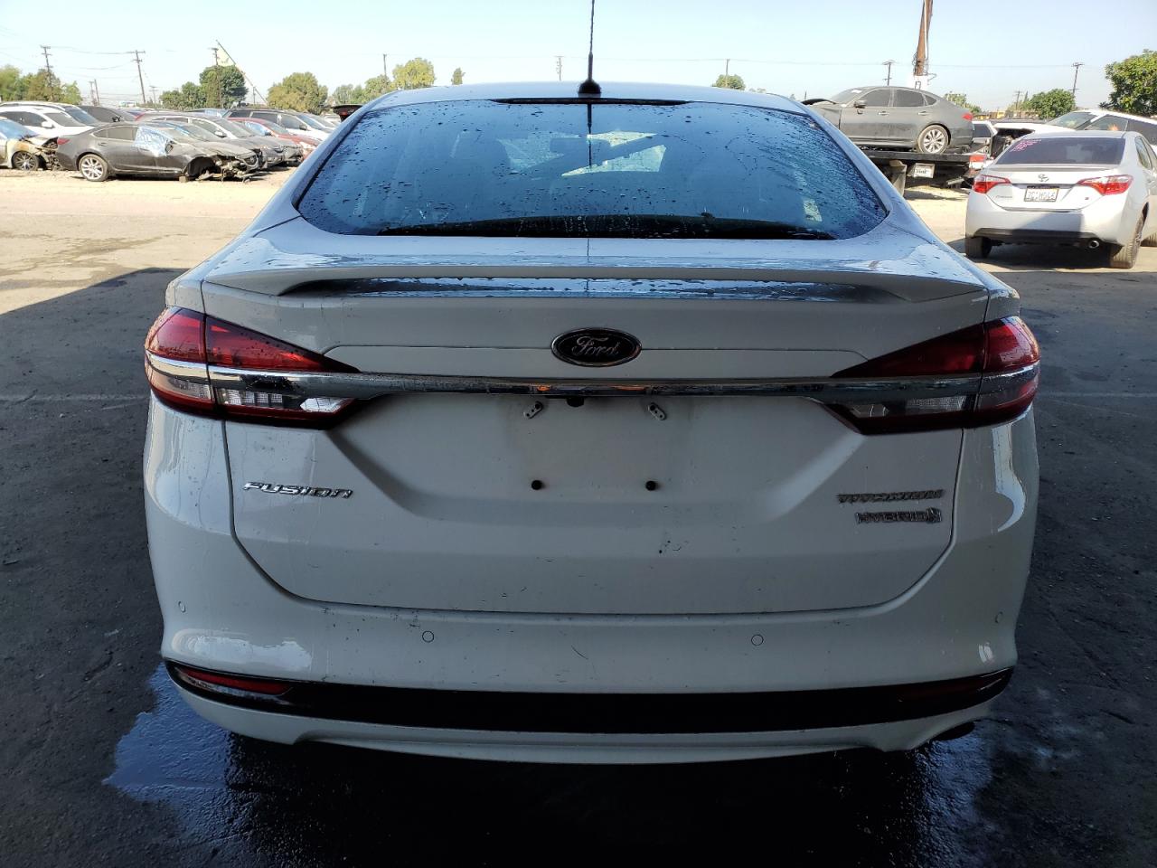 2017 Ford Fusion Titanium Hev VIN: 3FA6P0RUXHR234093 Lot: 57997865