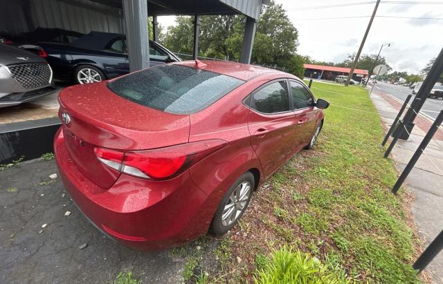 Sedans HYUNDAI ELANTRA 2014 Red
