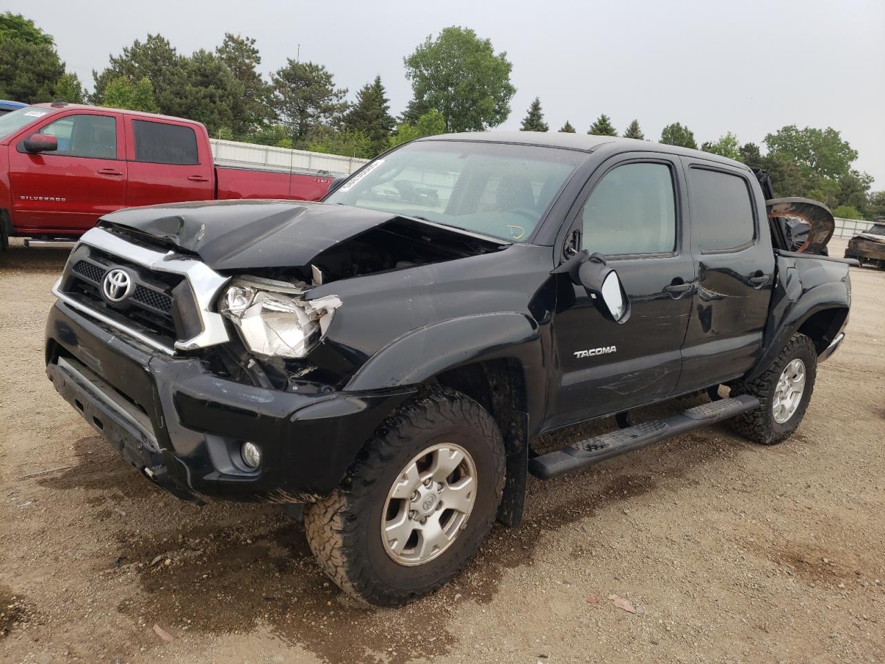 2014 Toyota Tacoma Double Cab للبيع في Elgin، IL - Undercarriage