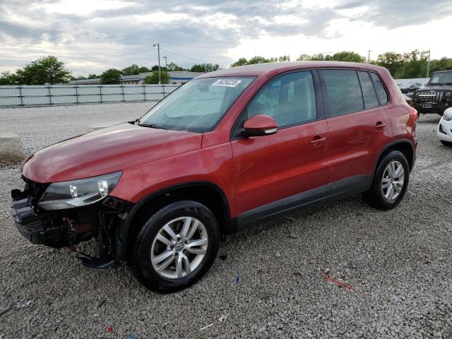  VOLKSWAGEN TIGUAN 2012 Czerwony