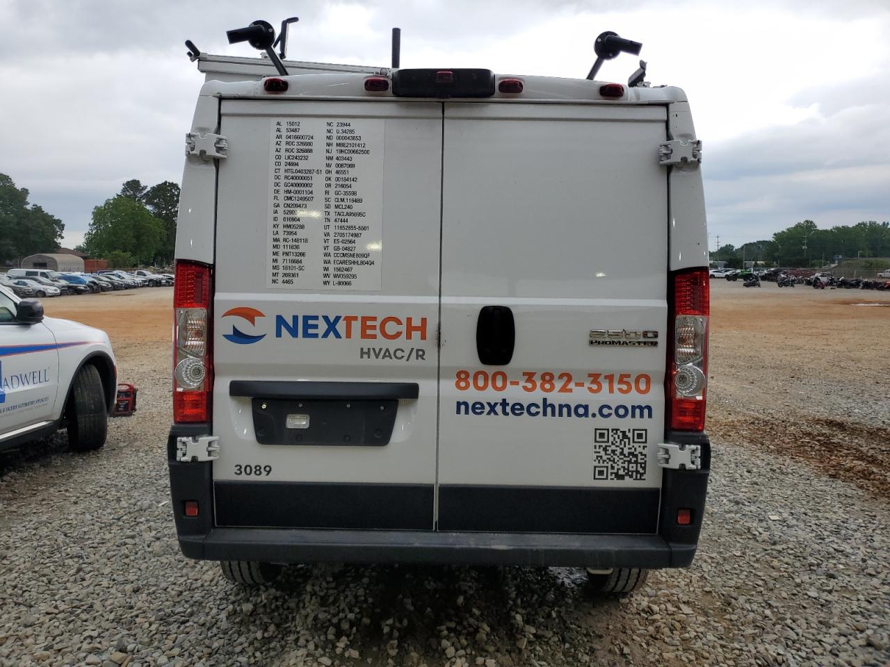 2023 Ram Promaster 2500 2500 Standard VIN: 3C6LRVVG8PE588695 Lot: 55992305