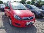 2014 VAUXHALL ZAFIRA EXC for sale at Copart WOLVERHAMPTON