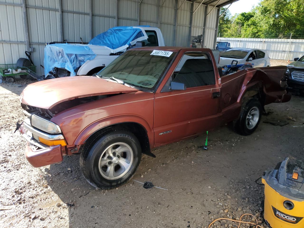 1998 Chevrolet S Truck S10 de vânzare în Midway, FL - Side