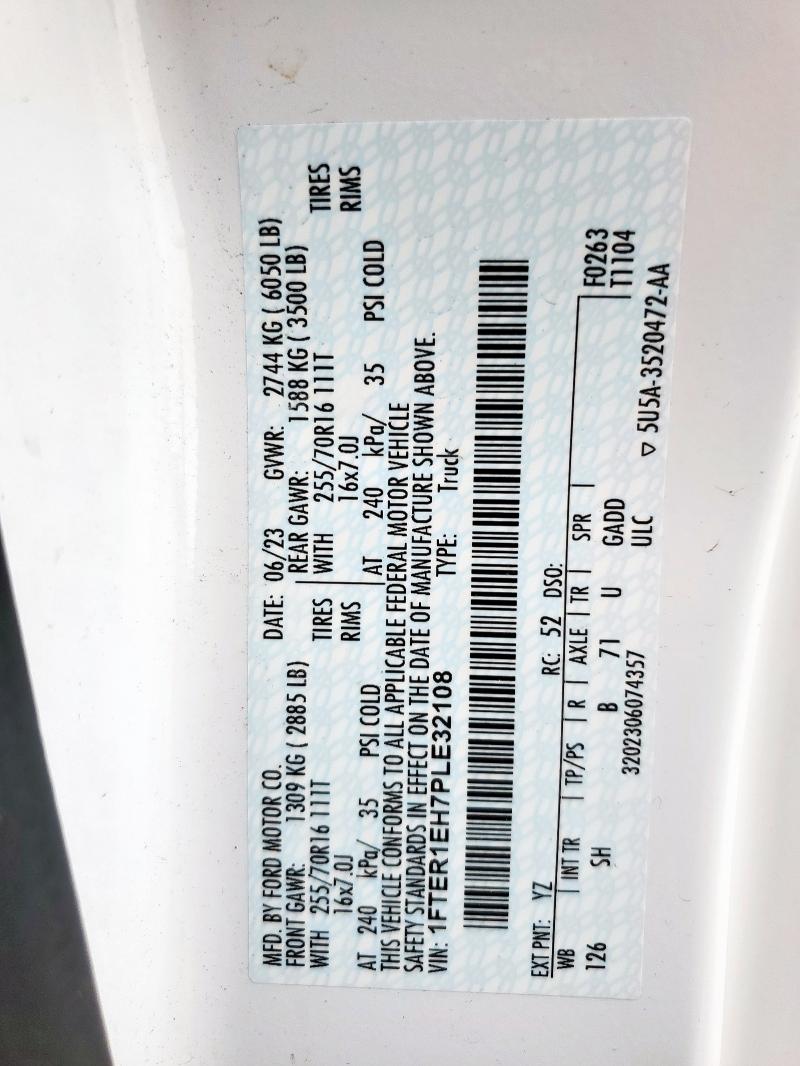 2023 FORD RANGER XL  