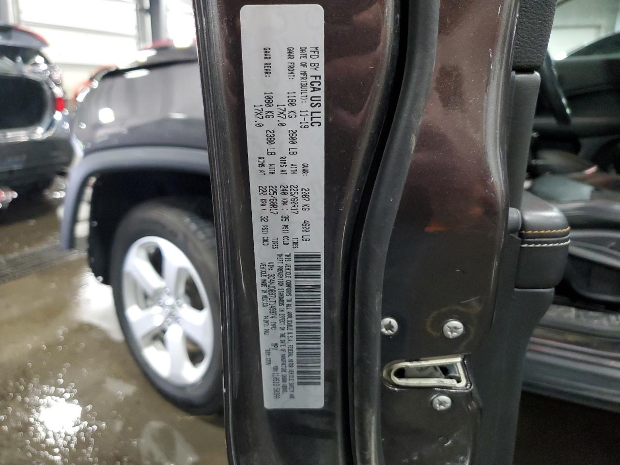 2020 Jeep Compass Latitude VIN: 3C4NJDBB7LT149974 Lot: 56726245