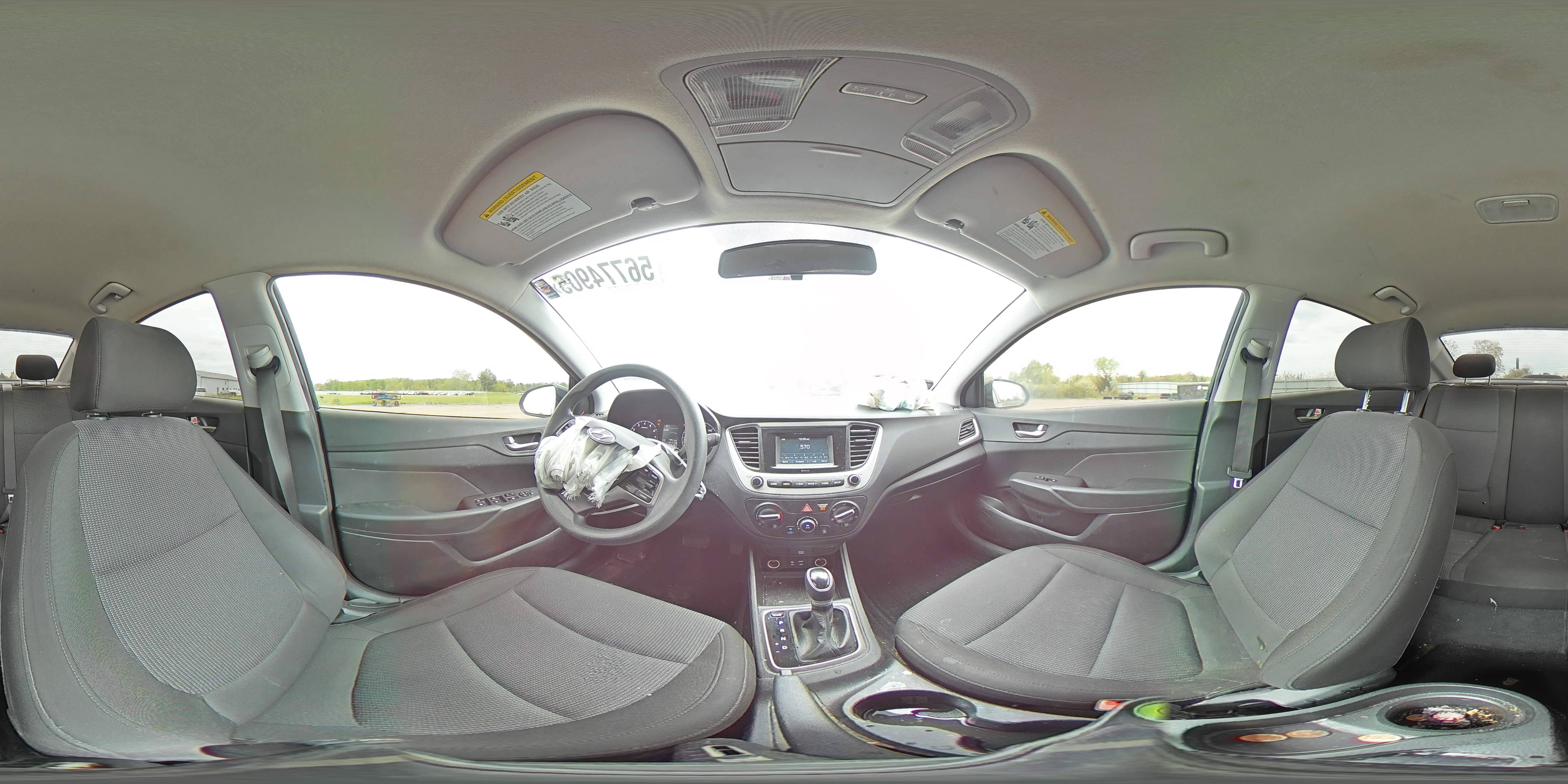 2021 Hyundai Accent Se VIN: 3KPC24A65ME134100 Lot: 56774905