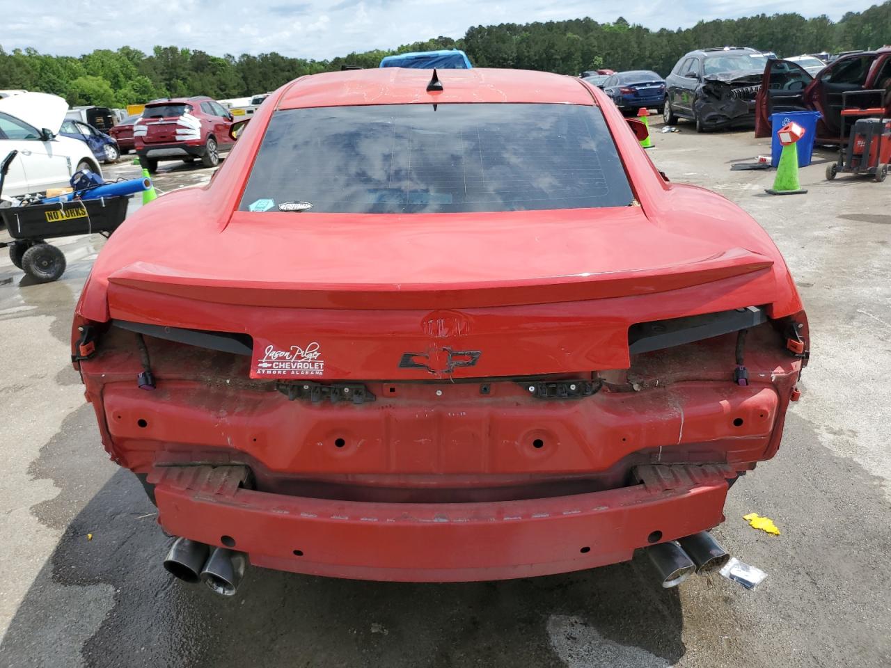 2013 Chevrolet Camaro Lt VIN: 2G1FF1E37D9224775 Lot: 55295635