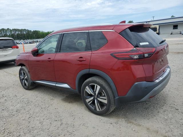  NISSAN ROGUE 2021 Красный