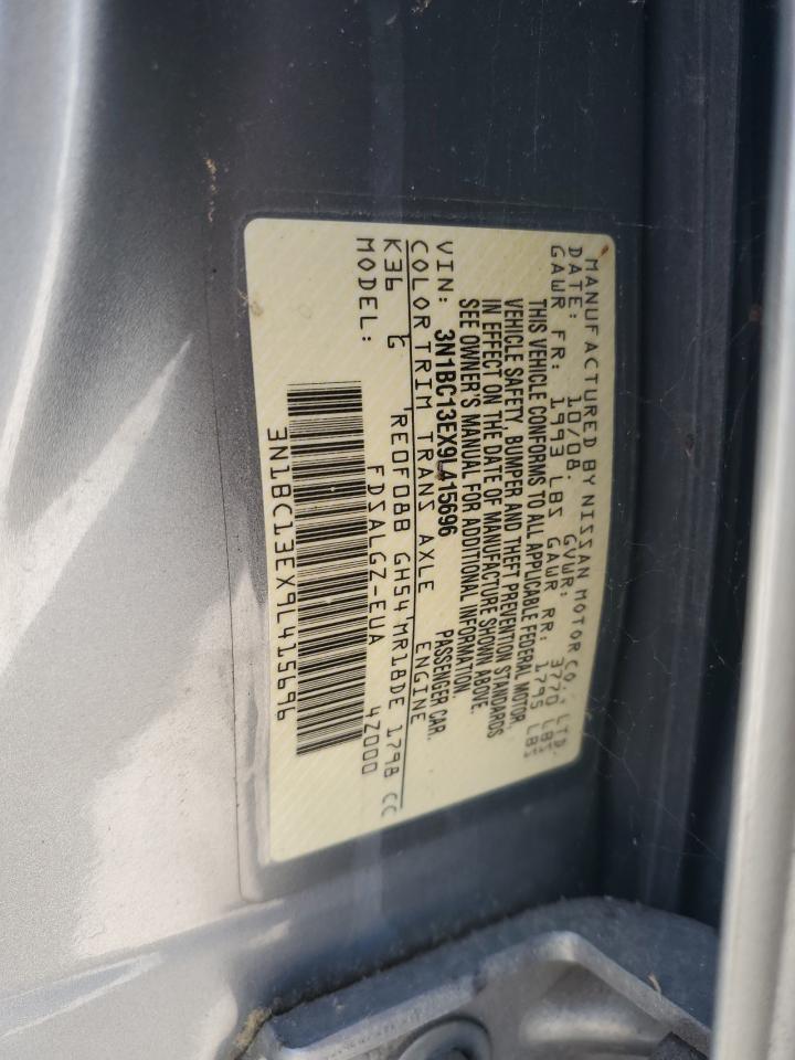 2009 Nissan Versa S VIN: 3N1BC13EX9L415696 Lot: 70106135