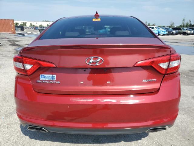  HYUNDAI SONATA 2015 Красный