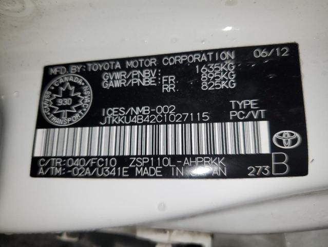 2012 TOYOTA SCION XD 