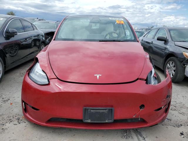  TESLA MODEL Y 2021 Czerwony