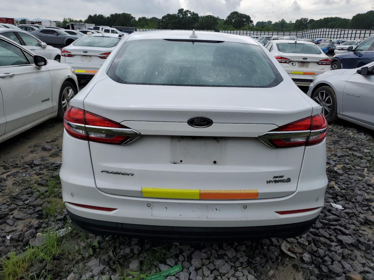 2019 Ford Fusion Se VIN: 3FA6P0LUXKR184053 Lot: 54042905