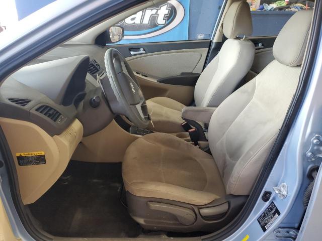 Sedans HYUNDAI ACCENT 2014 Granatowy