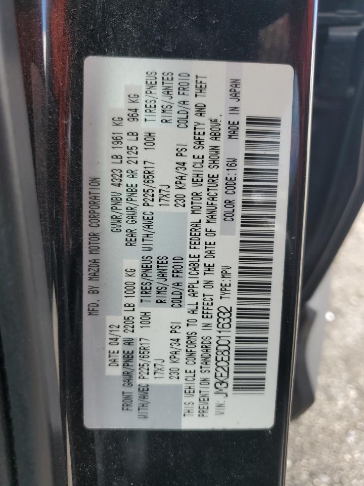 2013 Mazda Cx-5 Touring VIN: JM3KE2CE8D0116332 Lot: 56787435