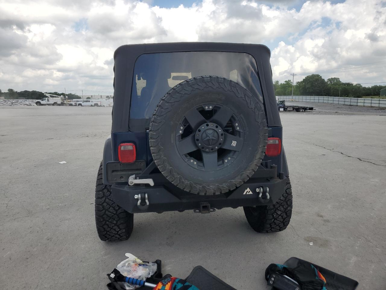 2004 Jeep Wrangler / Tj Rubicon VIN: 1J4FA69S74P777958 Lot: 55819035