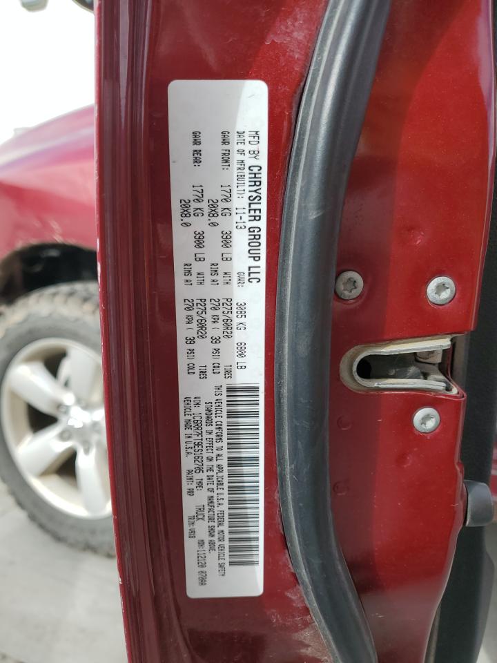 2014 Ram 1500 St VIN: 1C6RR7FT9ES162705 Lot: 56500645
