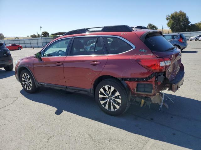  SUBARU OUTBACK 2016 Czerwony