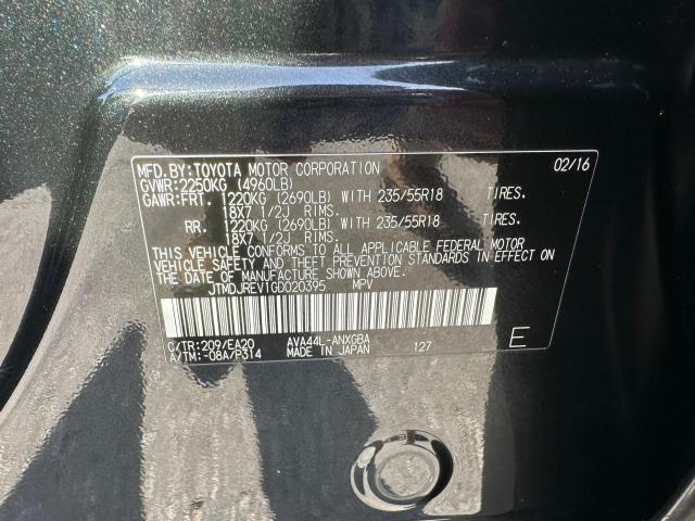 2016 TOYOTA RAV4 HV LIMITED  