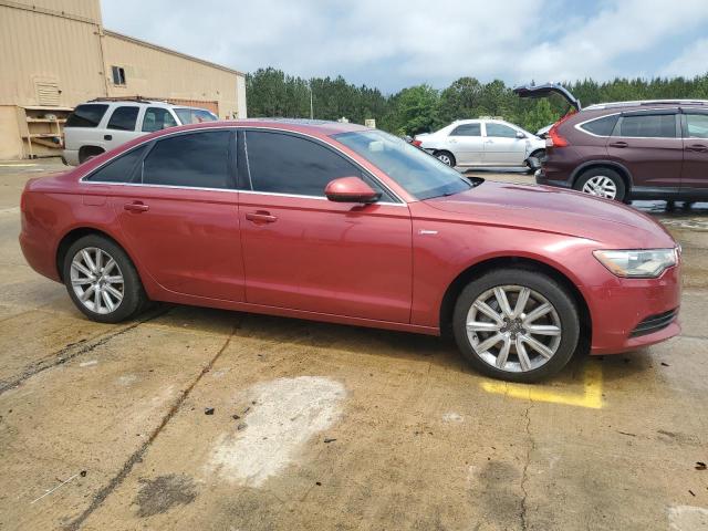 Sedans AUDI A6 2014 Czerwony