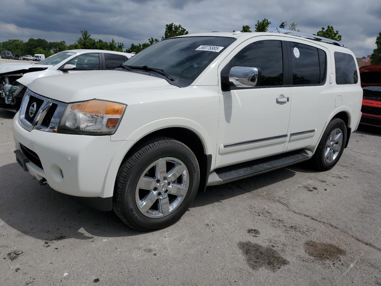 2010 Nissan Armada Platinum for Sale in Bridgeton, MO - Hail