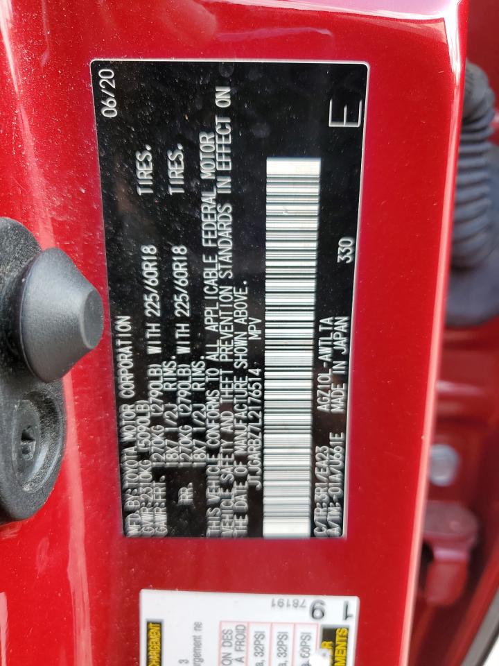 2020 Lexus Nx 300 VIN: JTJGARBZ7L2176514 Lot: 56626135