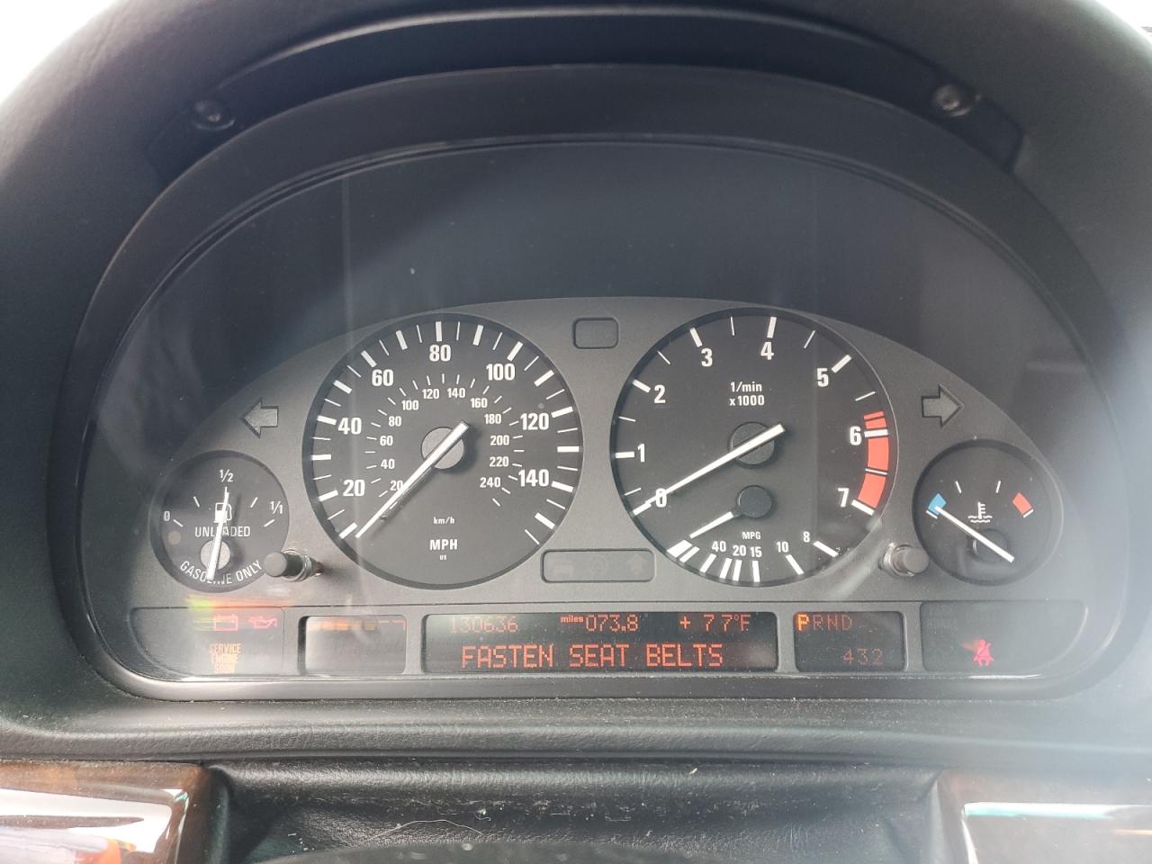 2000 BMW 740 Il VIN: WBAGH8345YDP12753 Lot: 56786345