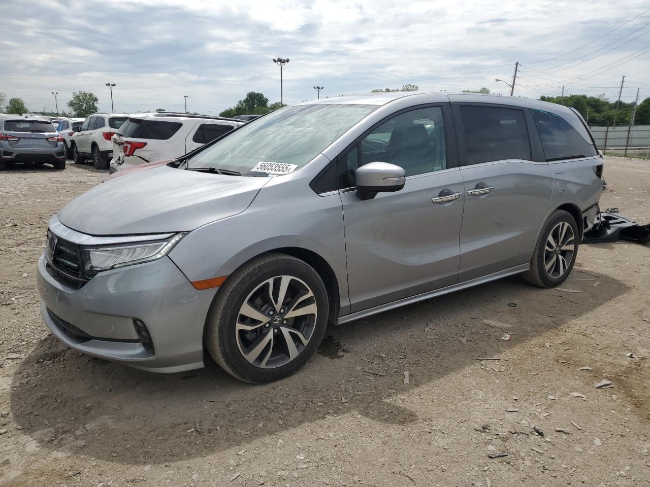 2023 Honda Odyssey Touring на продаже в Indianapolis, IN - Rear End