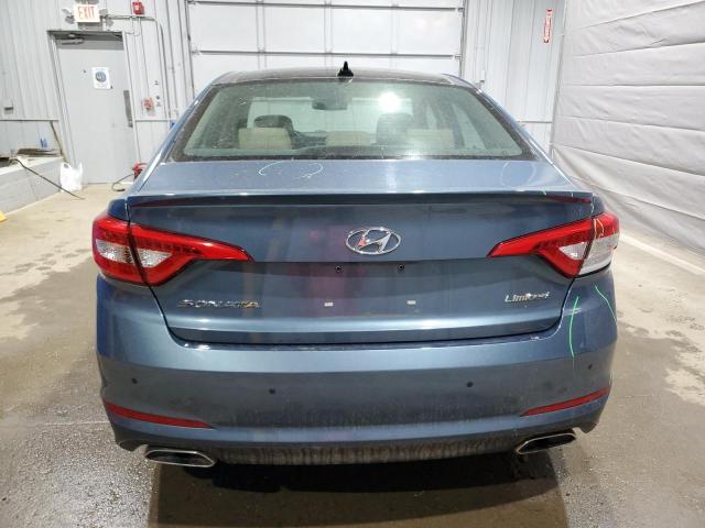  HYUNDAI SONATA 2016 Синий