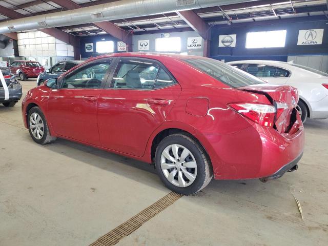  TOYOTA COROLLA 2014 Красный