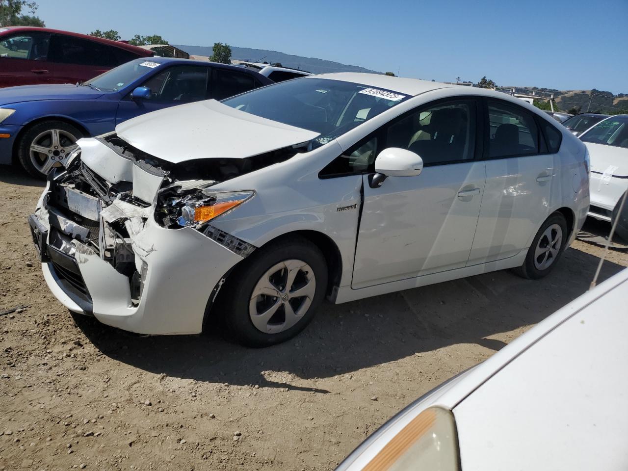 2015 Toyota Prius 1.8L იყიდება San Martin-ში, CA - Front End