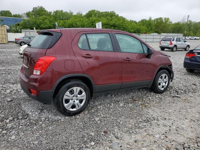 Parquets CHEVROLET TRAX 2017 Burgundy