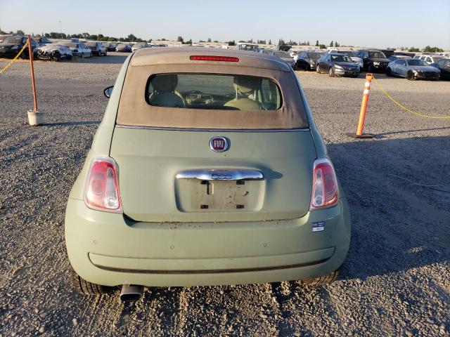 Cabriolets FIAT 500 2013 Zielony