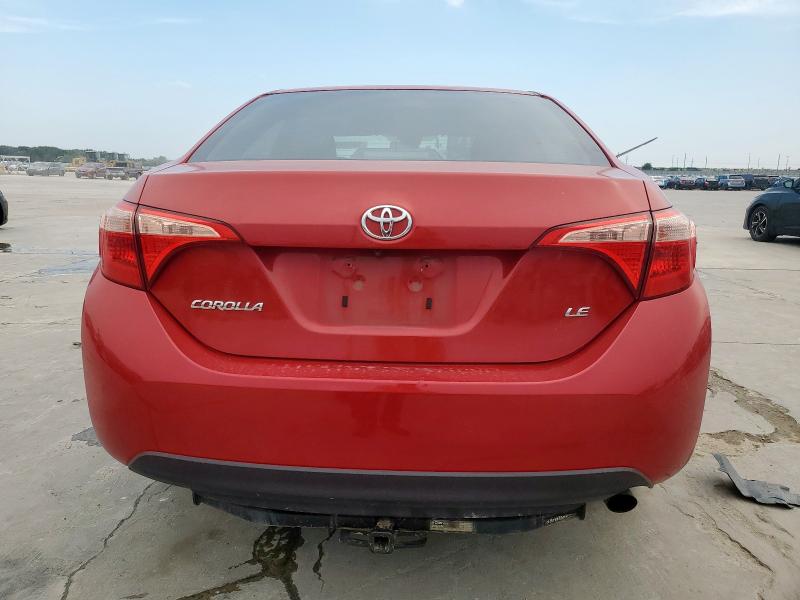  TOYOTA COROLLA 2018 Czerwony