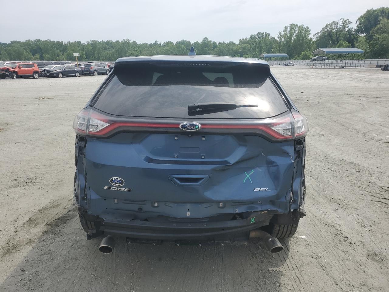 2018 Ford Edge Sel VIN: 2FMPK3J82JBC18418 Lot: 57429255