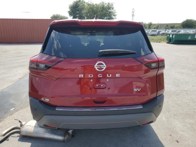  NISSAN ROGUE 2021 Czerwony