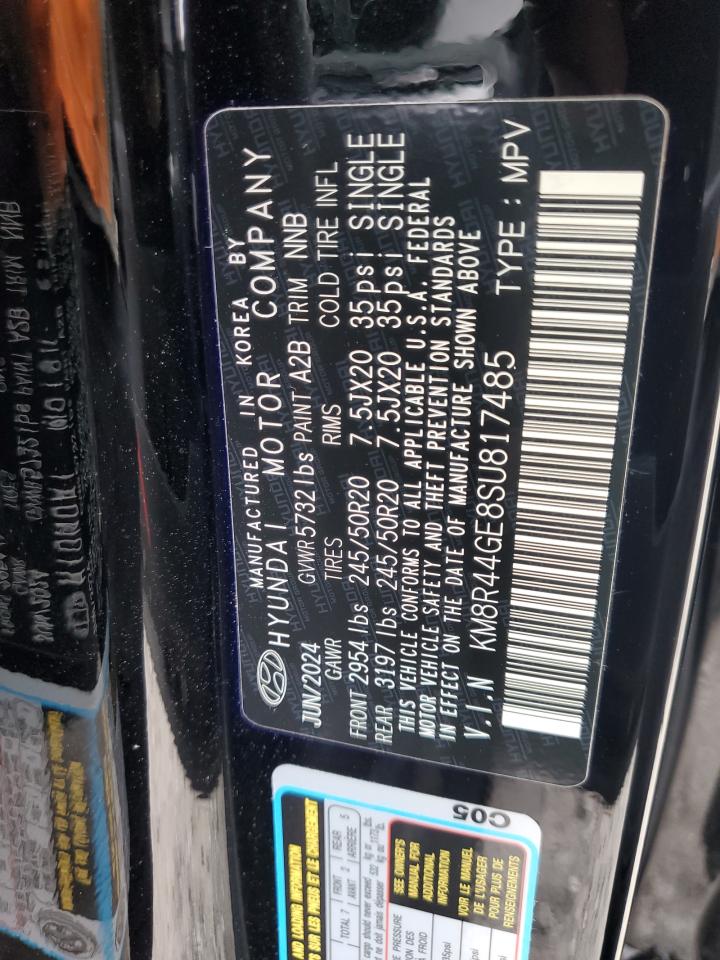 2025 Hyundai Palisade Sel Premium VIN: KM8R44GE8SU817485 Lot: 57031425