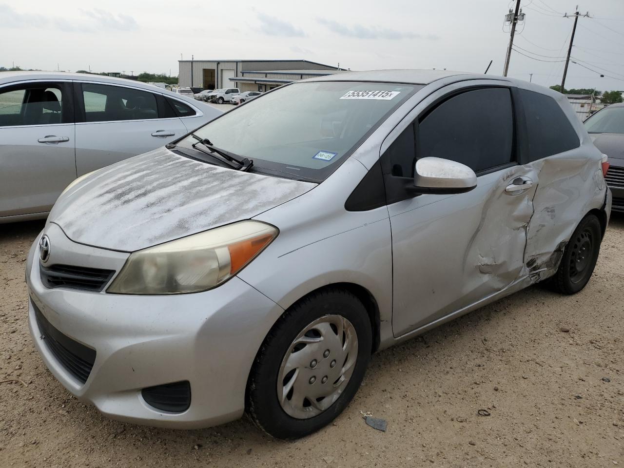 2013 Toyota Yaris de vânzare în San Antonio, TX - Side