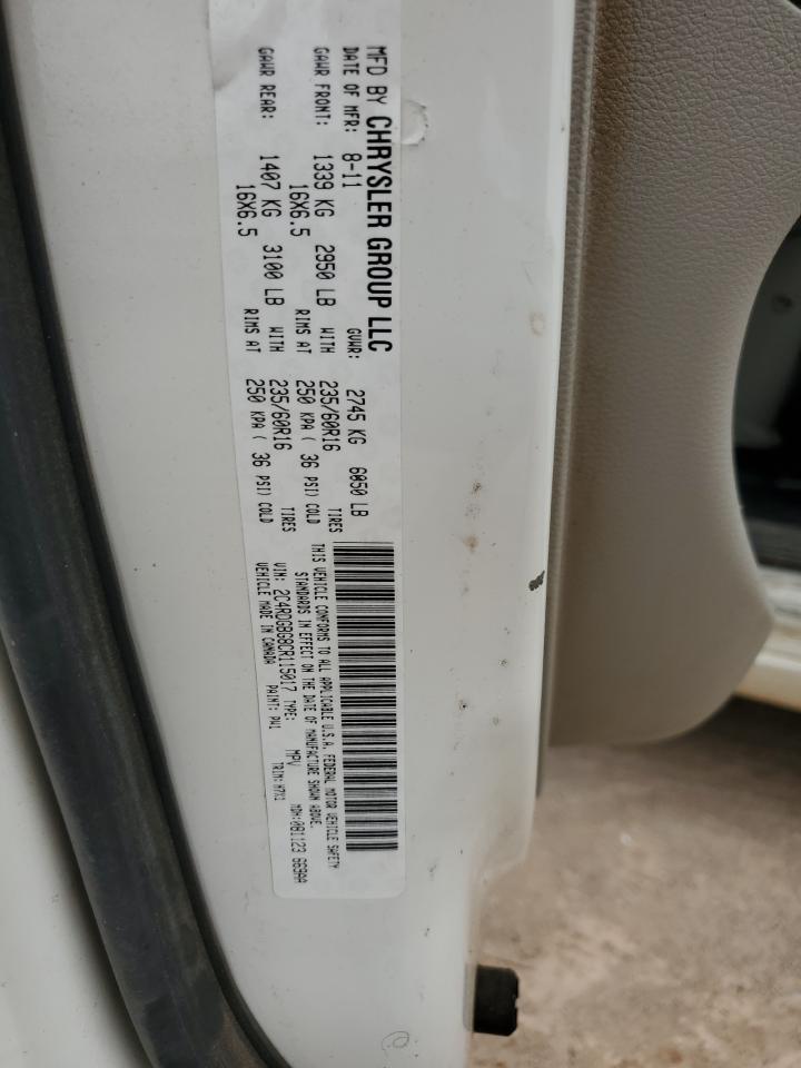 2012 Dodge Grand Caravan Se VIN: 2C4RDGBG8CR115017 Lot: 58828115