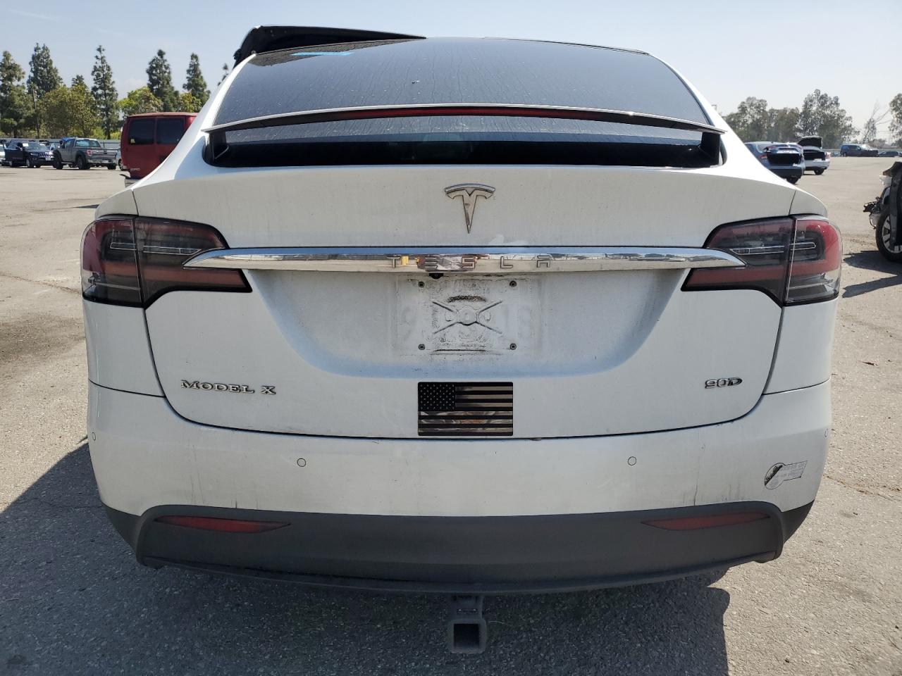 2017 Tesla Model X VIN: 5YJXCBE2XHF051384 Lot: 56881245