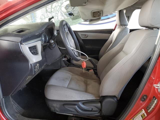  TOYOTA COROLLA 2016 Red