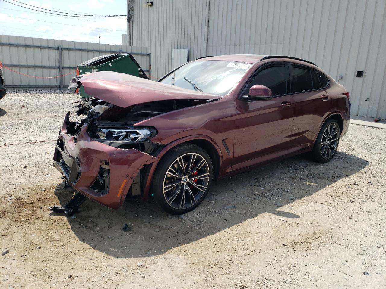 2022 Bmw X4 Xdrive30I на продаже в Jacksonville, FL - Front End
