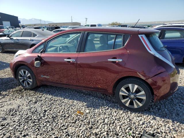  NISSAN LEAF 2016 Бургунді