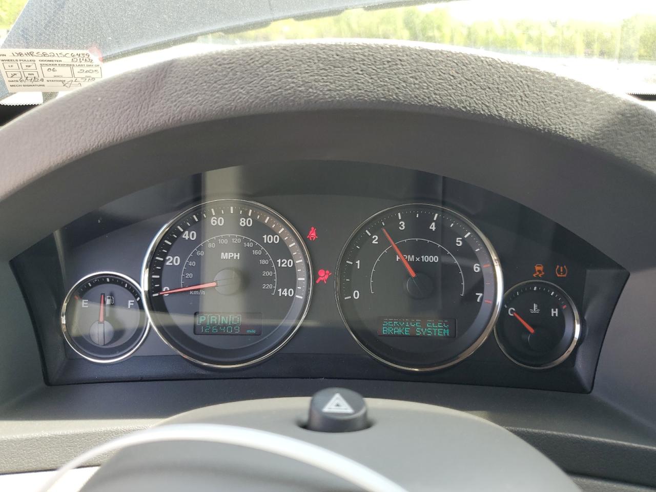 2005 Jeep Grand Cherokee Limited VIN: 1J8HR58215C643905 Lot: 56578825